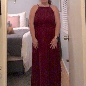 Maroon Maxi Sundress